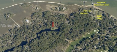 Almost 3/4 acres property that backs up to a pond  surrounded by on Haig Point Golf Club in South Carolina - for sale on GolfHomes.com, golf home, golf lot