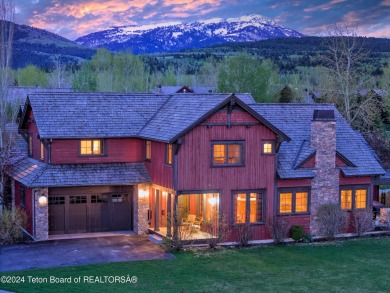 Welcome home to this stunning Stonecrop model home nestled in on Teton Springs Resort and Club in Idaho - for sale on GolfHomes.com, golf home, golf lot