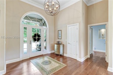 Luxury abounds in this updated custom built, open floor plan on Moss Creek Golf Club in South Carolina - for sale on GolfHomes.com, golf home, golf lot