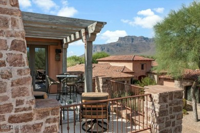 This stunning model home in the exclusive Superstition Golf & on Superstition Mountain Club - Lost Gold in Arizona - for sale on GolfHomes.com, golf home, golf lot