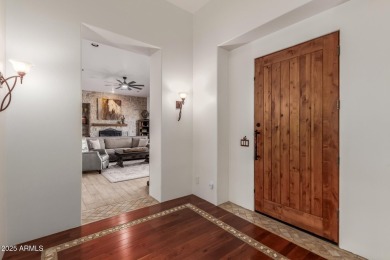 This stunning model home in the exclusive Superstition Golf & on Superstition Mountain Club - Lost Gold in Arizona - for sale on GolfHomes.com, golf home, golf lot