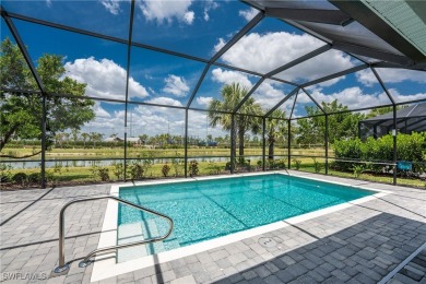 ABSOLUTELY GORGEOUS  PRISTINE, 2021 NEWLY BUILT LAKEFRONT POOL on Babcock National Golf Course in Florida - for sale on GolfHomes.com, golf home, golf lot