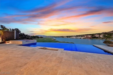 An extraordinary lakefront retreat with rare golf course on Reflection Bay Golf Club in Nevada - for sale on GolfHomes.com, golf home, golf lot
