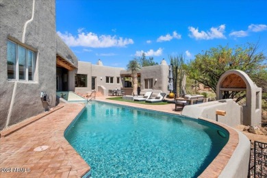 Discover the epitome of luxury living w/this stunning custom on Troon Country Club in Arizona - for sale on GolfHomes.com, golf home, golf lot