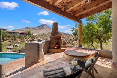 Discover the epitome of luxury living w/this stunning custom on Troon Country Club in Arizona - for sale on GolfHomes.com, golf home, golf lot