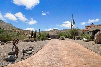 Discover the epitome of luxury living w/this stunning custom on Troon Country Club in Arizona - for sale on GolfHomes.com, golf home, golf lot