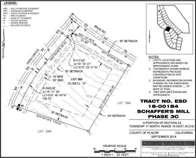 One of the largest homesites in all of Schaffer's Mill is now on Shaffers Mill Golf Course in California - for sale on GolfHomes.com, golf home, golf lot