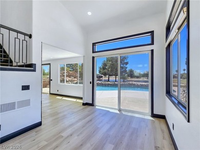 ** ONE OF A KIND BACKYARD SITS ON A LAKE AND TWO GOLF COURSE on Painted Desert Golf Club in Nevada - for sale on GolfHomes.com, golf home, golf lot