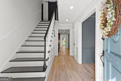 Discover this beautifully maintained brick 4-bedroom, 2.5-bath on Canongate At Flat Creek Club in Georgia - for sale on GolfHomes.com, golf home, golf lot