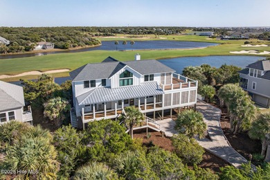 AWE-INSPIRING VIEWS! This like new home (completed in 2023) has on Bald Head Island Golf Club in North Carolina - for sale on GolfHomes.com, golf home, golf lot