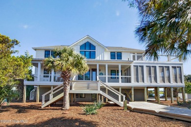 AWE-INSPIRING VIEWS! This like new home (completed in 2023) has on Bald Head Island Golf Club in North Carolina - for sale on GolfHomes.com, golf home, golf lot