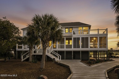 AWE-INSPIRING VIEWS! This like new home (completed in 2023) has on Bald Head Island Golf Club in North Carolina - for sale on GolfHomes.com, golf home, golf lot