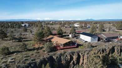 A panoramic view from Mt Hood, along the Crooked River Canyon on Crooked River Ranch Golf Club in Oregon - for sale on GolfHomes.com, golf home, golf lot