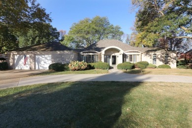 Elegant Brick Ranch Home situated on the Number Six Fairway of on Spencer Golf and Country Club in Iowa - for sale on GolfHomes.com, golf home, golf lot