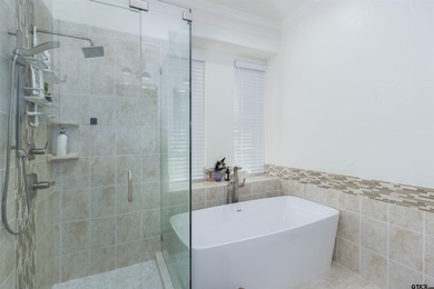 Discover timeless elegance in this stunning two-story home on Cascades Golf Club in Texas - for sale on GolfHomes.com, golf home, golf lot