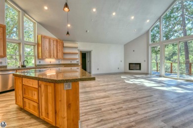 Walk-through video tour:   New luxury lakefront home with on Pine Mountain Lake Country Club in California - for sale on GolfHomes.com, golf home, golf lot