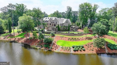 Experience unparalleled elegance in this luxury LAKEFRONT estate on The River Club in Georgia - for sale on GolfHomes.com, golf home, golf lot