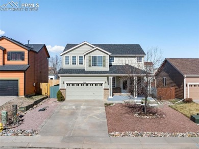 A must-see  3 bedroom, 2.5 bath, 2-story home in Woodmen Hills on Antler Creek Golf Course in Colorado - for sale on GolfHomes.com, golf home, golf lot