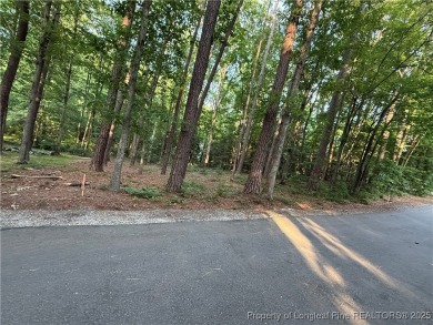 Beautiful lot ready for a new construction home. Sewer, water on Carolina Trace Country Club in North Carolina - for sale on GolfHomes.com, golf home, golf lot
