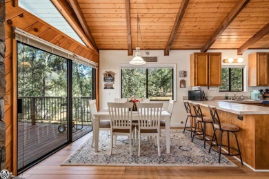 Relax and stay in this charming 3-bedroom, 2-bath cabin nestled on Pine Mountain Lake Country Club in California - for sale on GolfHomes.com, golf home, golf lot