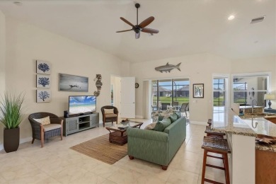 TURNKEY FURNISHED, SALTWATER POOL HOME IN ROTONDA WEST! This on Rotonda Golf and Country Club - Long Marsh  in Florida - for sale on GolfHomes.com, golf home, golf lot