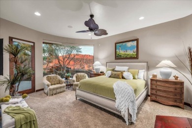 Perched high above the 18th green at Entrada Country Club, this on Entrada at Snow Canyon in Utah - for sale on GolfHomes.com, golf home, golf lot