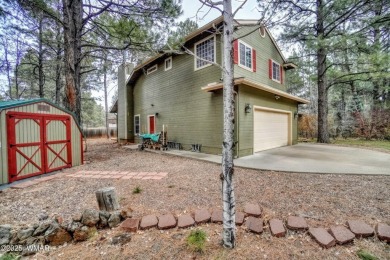 Pinetop Lakes Country club cabin.  Sits on a large cul de sac on Pinetop Lakes Golf and Country Club in Arizona - for sale on GolfHomes.com, golf home, golf lot