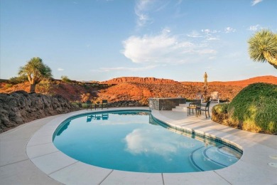 Perched high above the 18th green at Entrada Country Club, this on Entrada at Snow Canyon in Utah - for sale on GolfHomes.com, golf home, golf lot