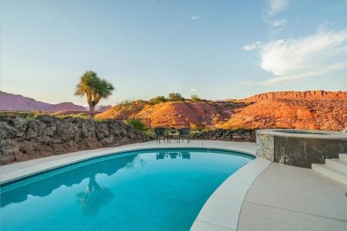 Perched high above the 18th green at Entrada Country Club, this on Entrada at Snow Canyon in Utah - for sale on GolfHomes.com, golf home, golf lot