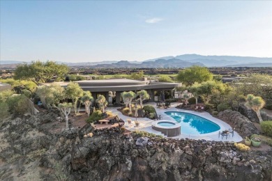 Perched high above the 18th green at Entrada Country Club, this on Entrada at Snow Canyon in Utah - for sale on GolfHomes.com, golf home, golf lot