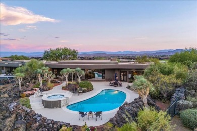 Perched high above the 18th green at Entrada Country Club, this on Entrada at Snow Canyon in Utah - for sale on GolfHomes.com, golf home, golf lot