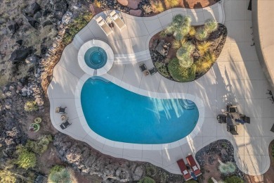 Perched high above the 18th green at Entrada Country Club, this on Entrada at Snow Canyon in Utah - for sale on GolfHomes.com, golf home, golf lot