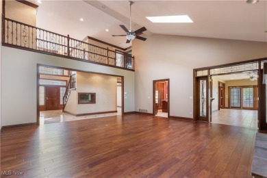 Welcome to this breathtaking brick estate, perfectly positioned on Glenmoor Country Club in Ohio - for sale on GolfHomes.com, golf home, golf lot