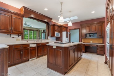 Welcome to this breathtaking brick estate, perfectly positioned on Glenmoor Country Club in Ohio - for sale on GolfHomes.com, golf home, golf lot