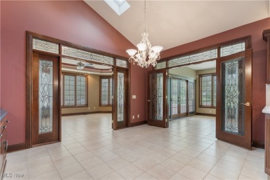 Welcome to this breathtaking brick estate, perfectly positioned on Glenmoor Country Club in Ohio - for sale on GolfHomes.com, golf home, golf lot