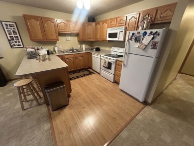 Discover the easy life in Okoboji with this inviting upper-level on Brooks National Golf Club in Iowa - for sale on GolfHomes.com, golf home, golf lot