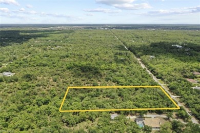 Prime 5-Acre Lot in Desirable Golden Gate Estates, Naples. This on The Club At Twin Eagles in Florida - for sale on GolfHomes.com, golf home, golf lot