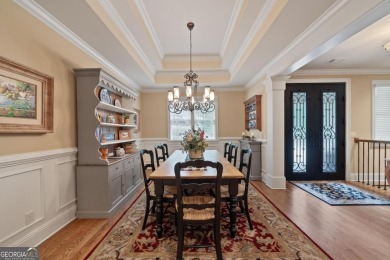 Discover elevated golf living in this exquisite golf home on Reynolds Lake Oconee - The Oconee in Georgia - for sale on GolfHomes.com, golf home, golf lot