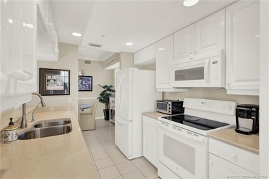 Original owners in this well-maintained 3rd floor corner unit on Ocean Club At the Hutchinson Island Beach Resort in Florida - for sale on GolfHomes.com, golf home, golf lot