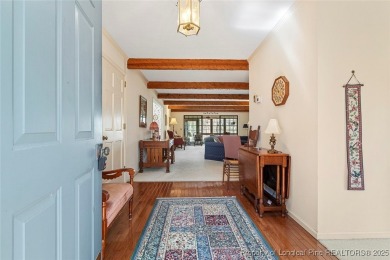Say *Welcome Home* to this adorable English cottage-style home on Carolina Trace Country Club in North Carolina - for sale on GolfHomes.com, golf home, golf lot