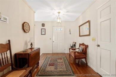 Say *Welcome Home* to this adorable English cottage-style home on Carolina Trace Country Club in North Carolina - for sale on GolfHomes.com, golf home, golf lot