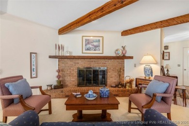Say *Welcome Home* to this adorable English cottage-style home on Carolina Trace Country Club in North Carolina - for sale on GolfHomes.com, golf home, golf lot