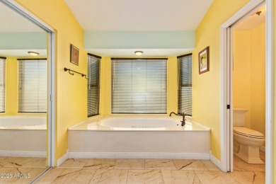 Welcome to this stunning Tuscan-style home on a premium lot with on The Legend at Arrowhead in Arizona - for sale on GolfHomes.com, golf home, golf lot