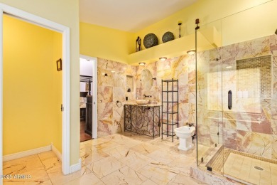 Welcome to this stunning Tuscan-style home on a premium lot with on The Legend at Arrowhead in Arizona - for sale on GolfHomes.com, golf home, golf lot