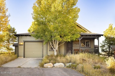 This stunning open Ranch plan is nestled at the end of a on Headwaters Golf Course At Granby Ranch in Colorado - for sale on GolfHomes.com, golf home, golf lot