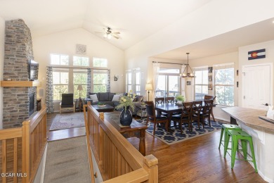 This stunning open Ranch plan is nestled at the end of a on Headwaters Golf Course At Granby Ranch in Colorado - for sale on GolfHomes.com, golf home, golf lot