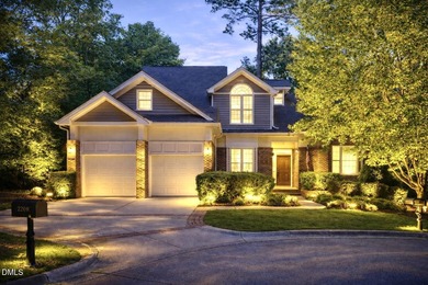 Gorgeous brick home with 3 bedrooms, 2 flex rooms, in the on Governors Club in North Carolina - for sale on GolfHomes.com, golf home, golf lot
