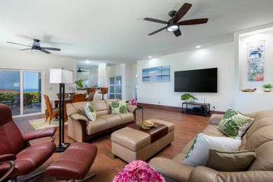 With sweeping 180-degree ocean views and a backdrop of 5 on Waikoloa Village Golf Club in Hawaii - for sale on GolfHomes.com, golf home, golf lot