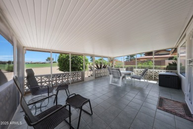 Stop By And View This Expanded Coconino Model Home On Hole on Sun City Lakes West and East in Arizona - for sale on GolfHomes.com, golf home, golf lot