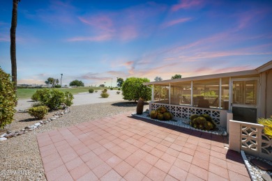 Stop By And View This Expanded Coconino Model Home On Hole on Sun City Lakes West and East in Arizona - for sale on GolfHomes.com, golf home, golf lot